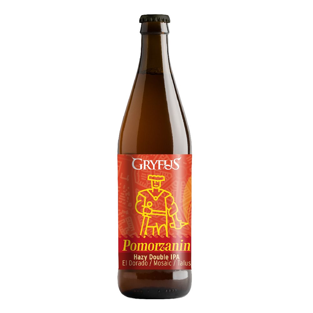 Piwo Browar Gryfus Pomorzanin Hazy Double IPA 7,8% 500 ml