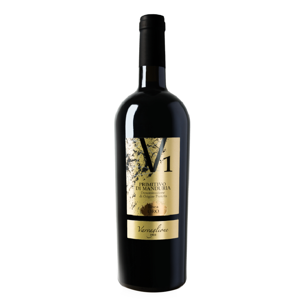 Wino Varvaglione V1 Linea Oro Doc Primitivo Di Manduria 14% czerwone wytrawne 750 ml