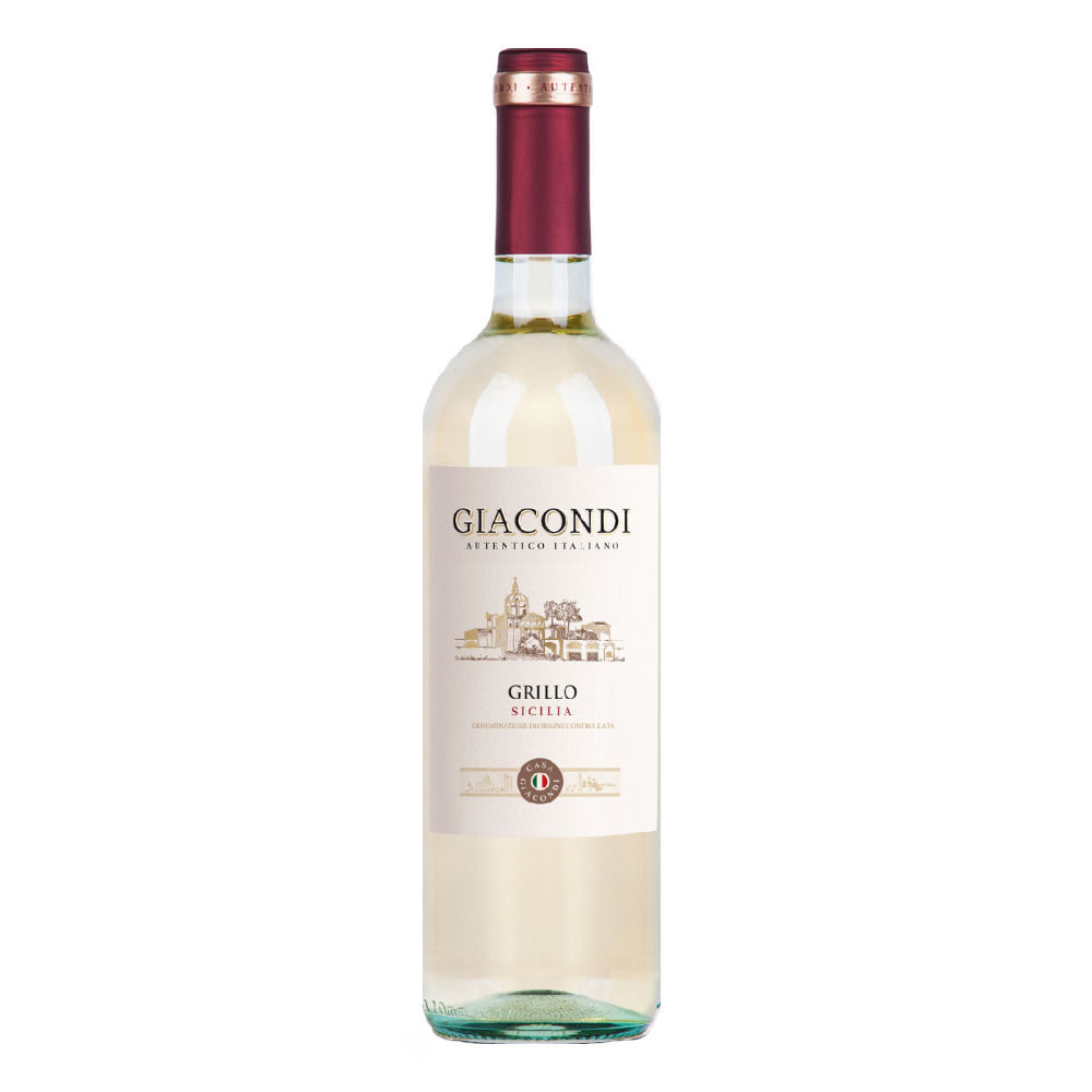 Wino Giacondi Grillo Sicilia Doc 12,5% białe wytrawne 750 ml