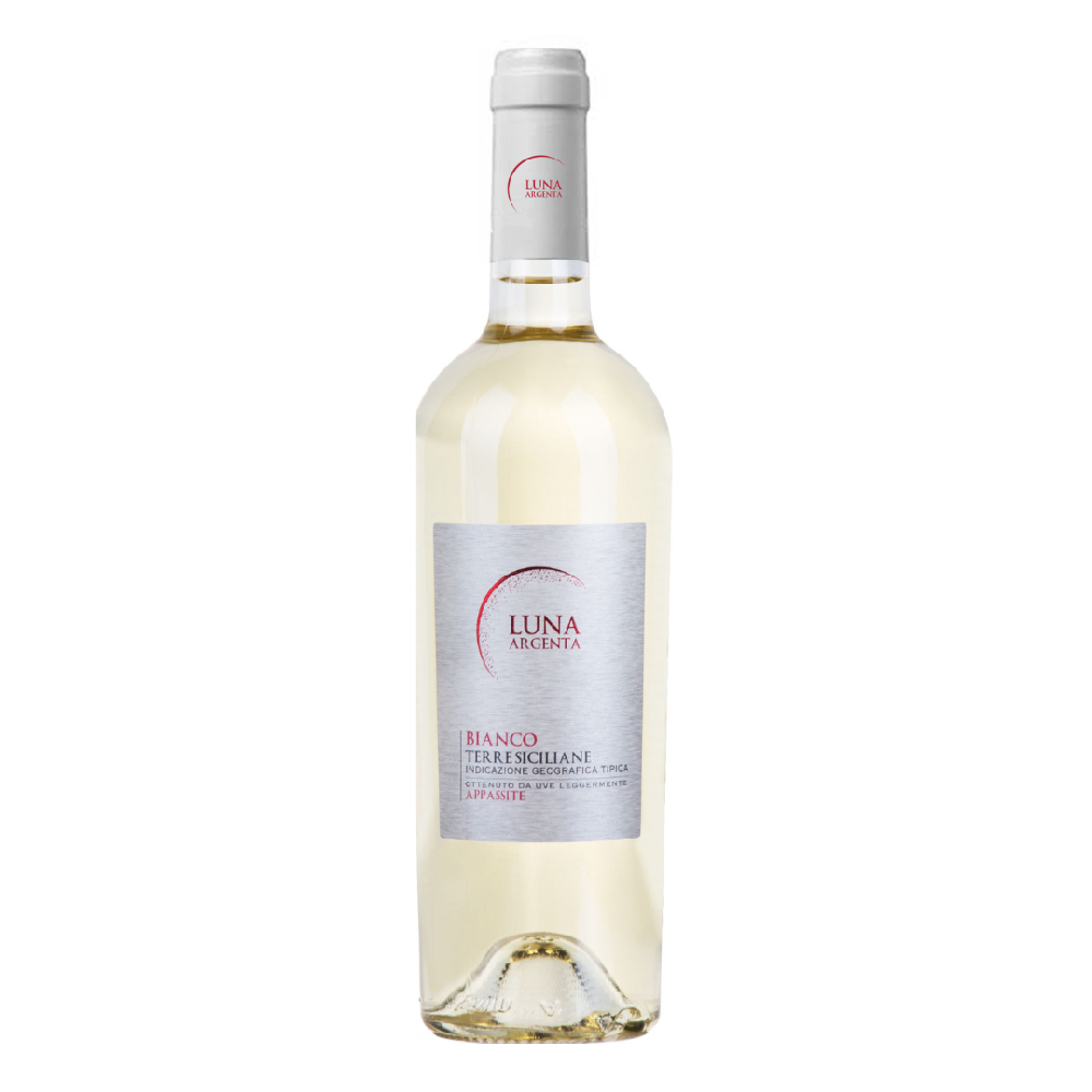 Wino Luna Argenta Bianco Terre Siciliane Appassite 12,5% białe wytrawne 750 ml
