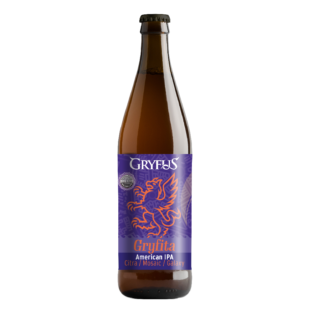 Piwo Browar Gryfus Gryfita American IPA 6,5% 500 ml