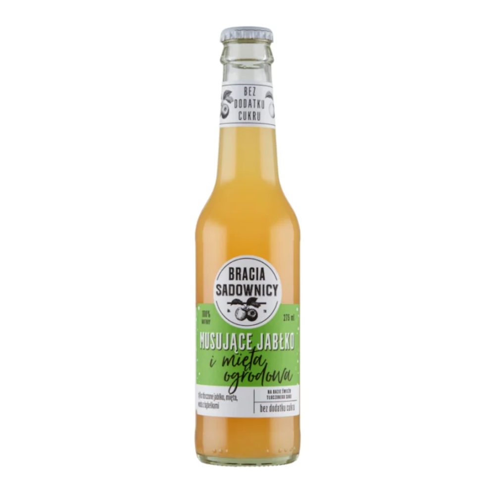 Napój Bracia Sadownicy Musujące Jabłko i Mięta 275 ml