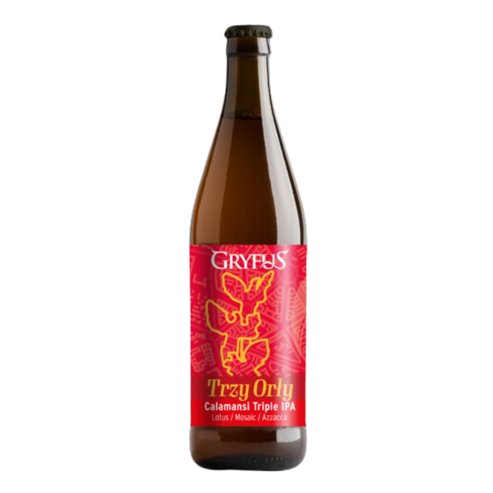 Piwo Browar Gryfus Trzy Orły Calamansi Triple IPA 8,8% 500 ml
