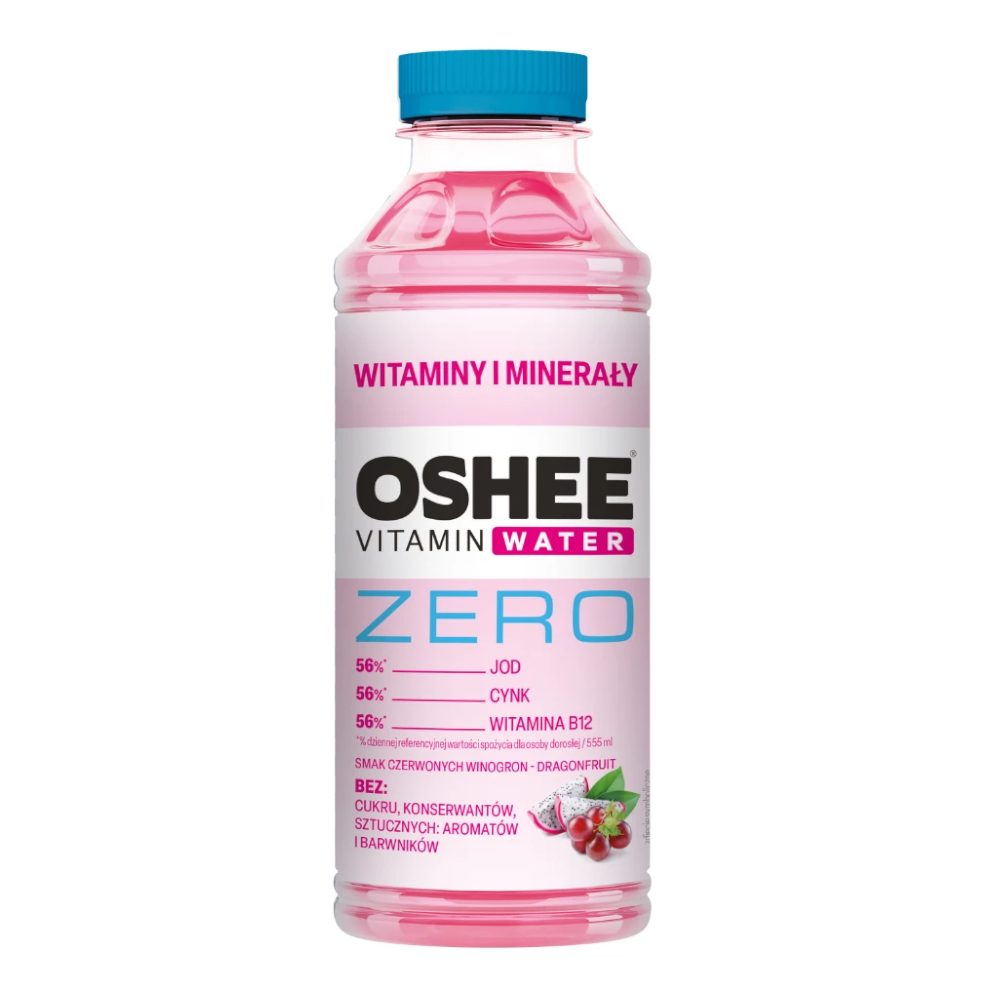 Napój Oshee Zero Vitamin Water Witaminy i Minerały 555 ml