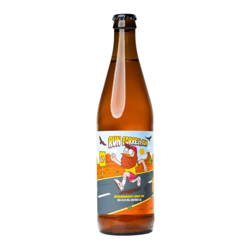 Piwo Browar Moczybroda Run Forest, Run Forest IPA 0,5% 500 ml