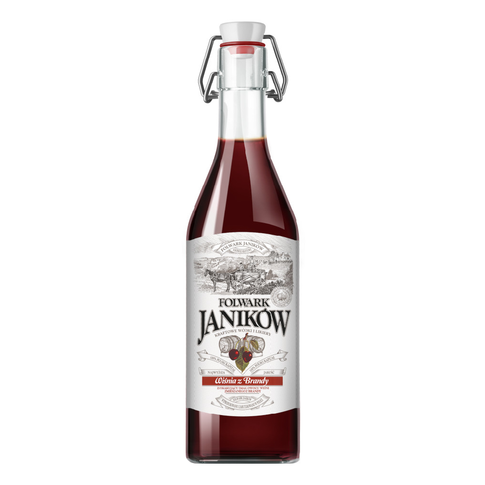 Wódka Folwark wiśnia z brandy 30% 500 ml