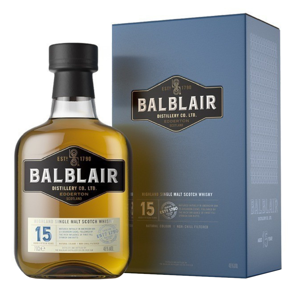 Whisky Balblair 15 YO 46% 700 ml kartonik