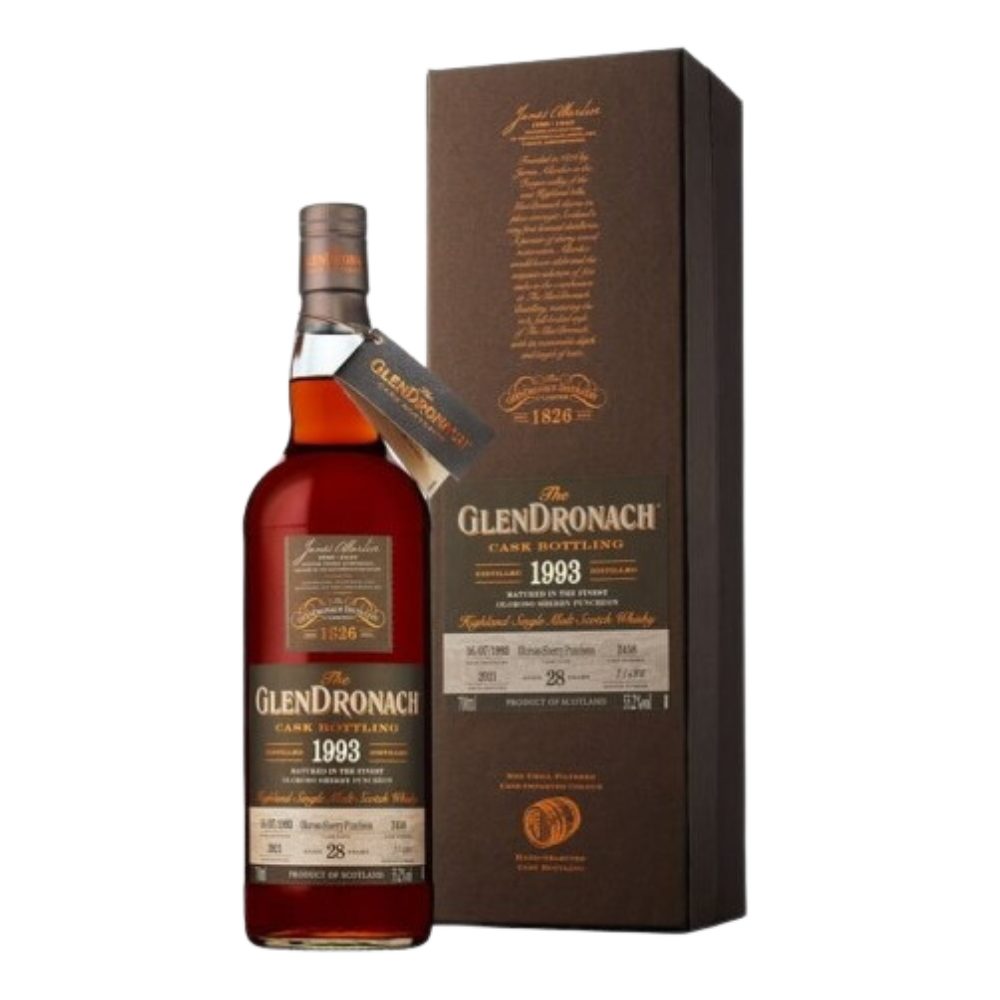 Glendronach 28YO 1993 Cask 2458 55,2% 700 ml kartonik