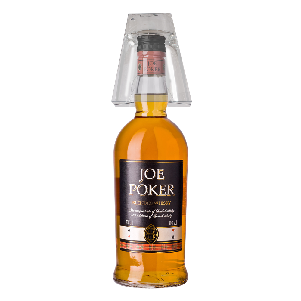 Whisky Joe Poker + szklanka 40% 700 ml