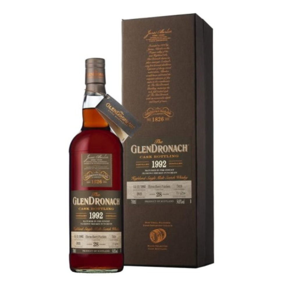 Glendronach 28YO 1992 Cask 7418 54,8% 700 ml kartonik