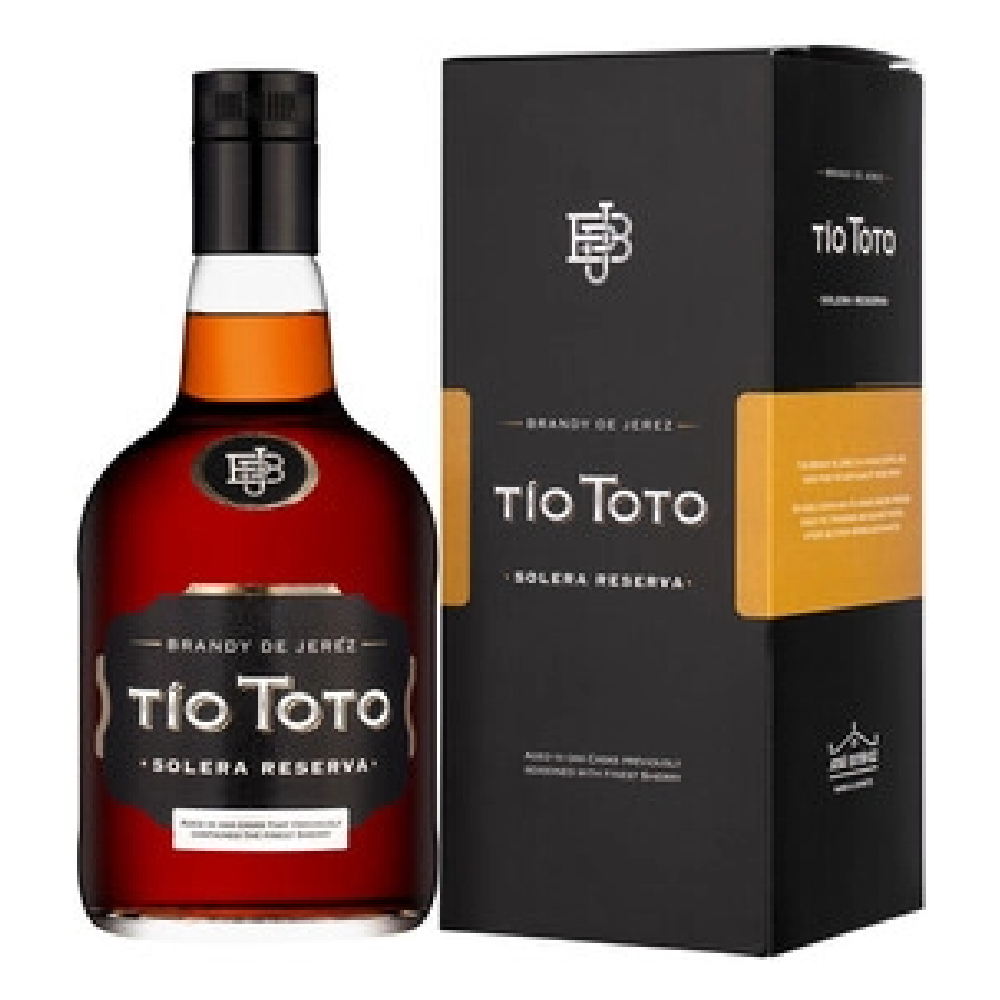 Brandy Tio Toto de Jerez Solera Reserva 38% 700 ml kartonik