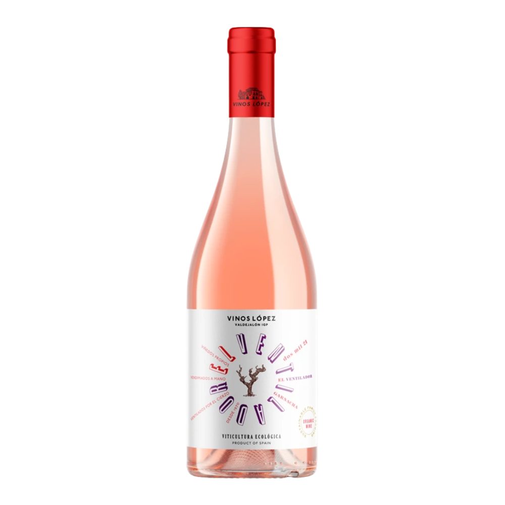 Wino Viños López El Ventilador Rosado 13% różowe półwytrawne 750 ml