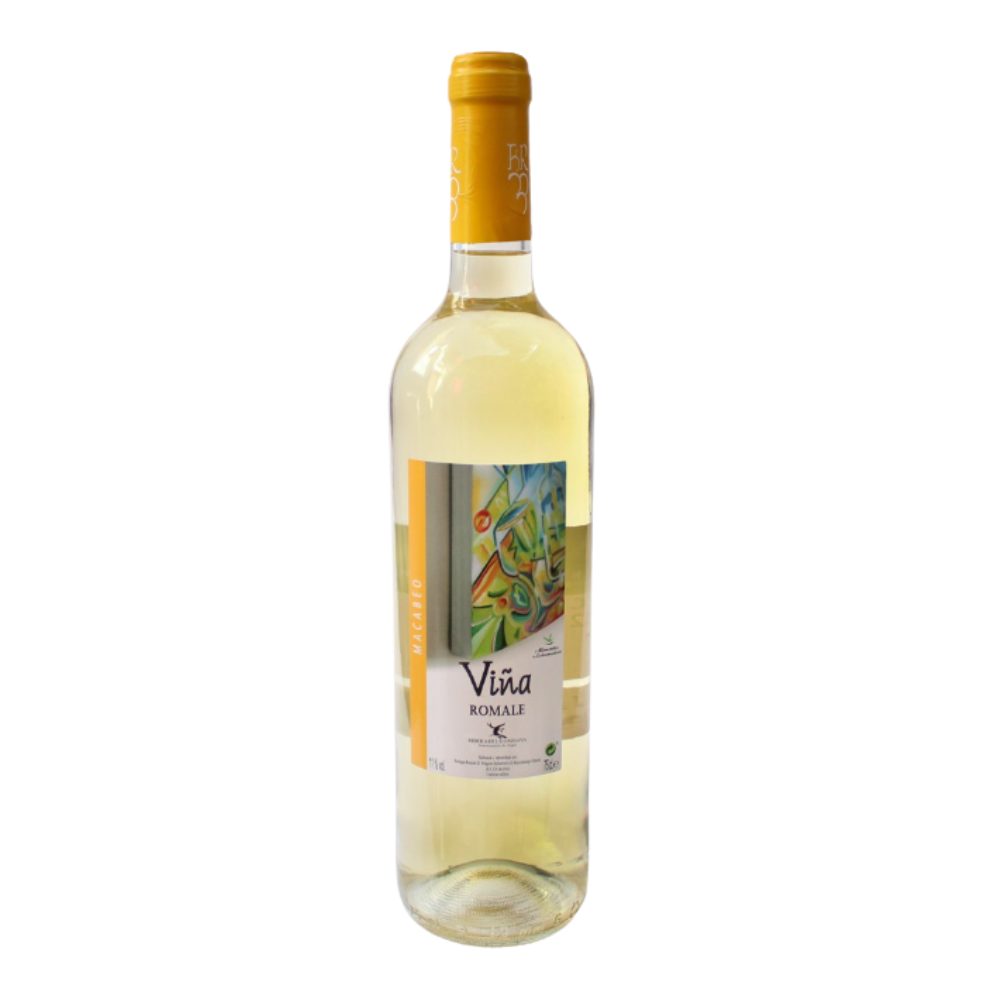 Wino Bodegas Romale Macabeo 12% białe półsłodkie 750 ml