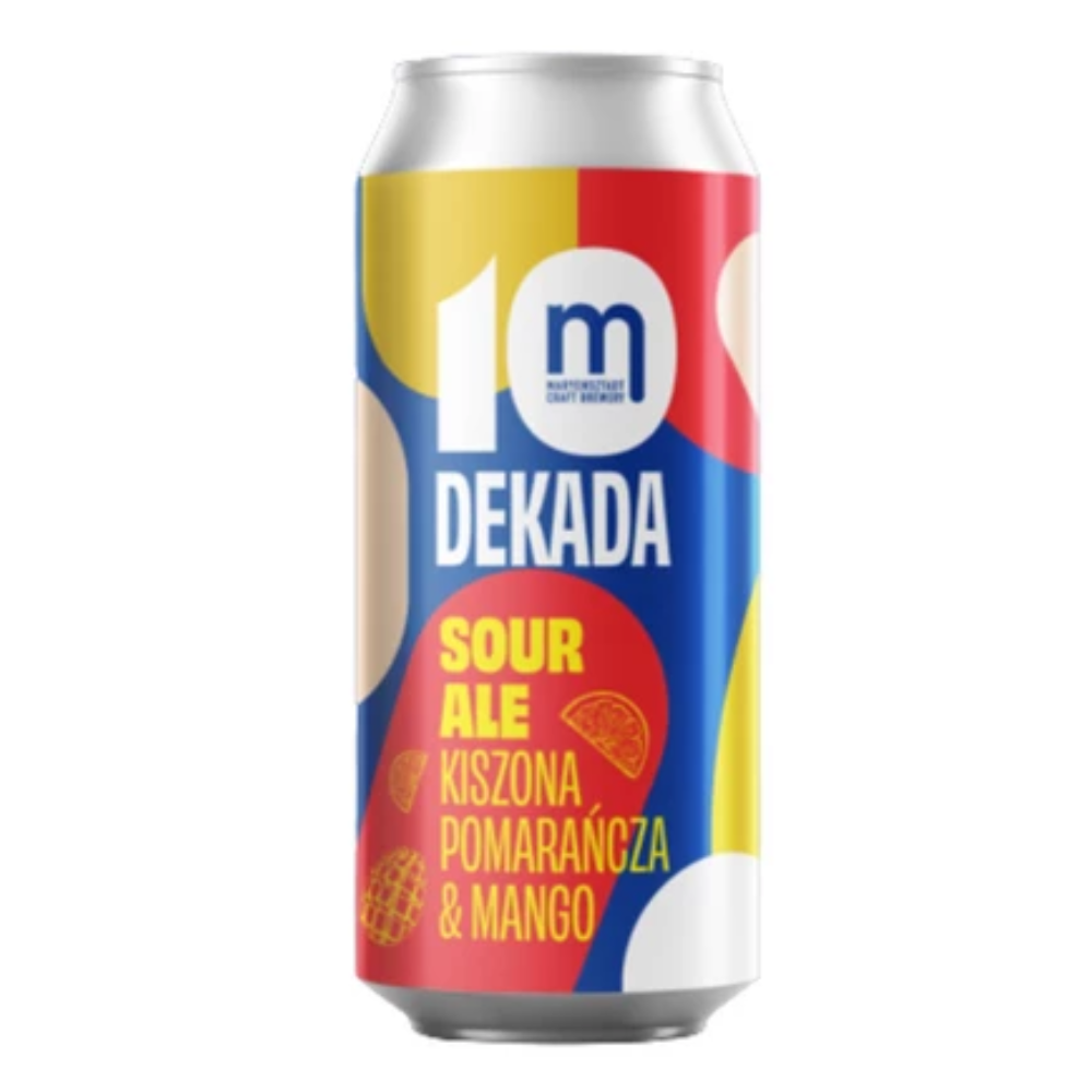 Piwo Maryensztadt Dekada - Kiszona Pomarańcza & Mango Sour Ale 4,3% 500 ml Puszka