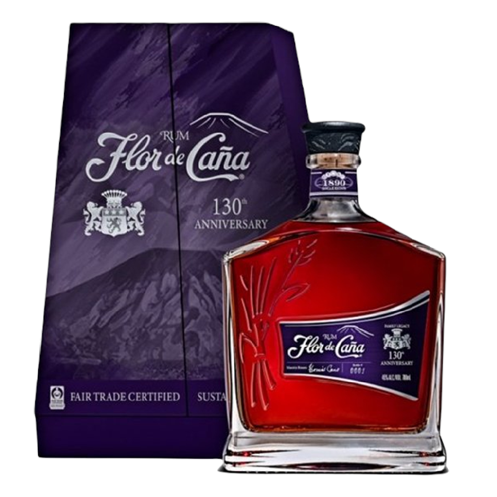 Rum Flor De Cana 130th Anniversary 45% 700 ml kartonik