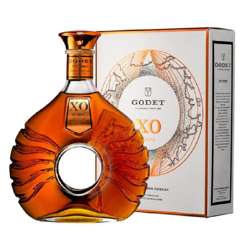 Koniak Godet XO Terre 40% 700 ml kartonik