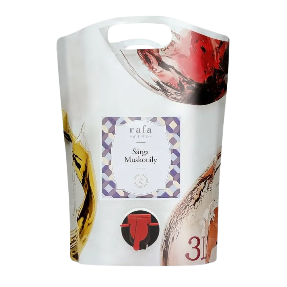 Wino Petreny Sarga Muskotaly 2023 BIB 11% białe wytrawne 3L