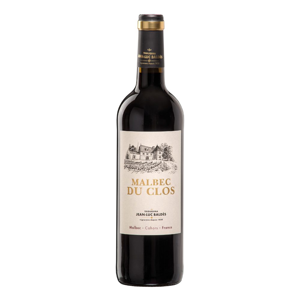 Wino Jean-Luc Baldes Malbec Du Clos 13,5% czerwone wytrawne 750 ml 2019