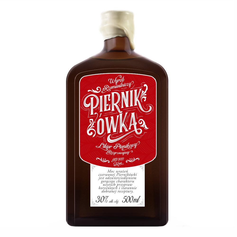 Likier Piernikówka Czerwona 30% 500 ml