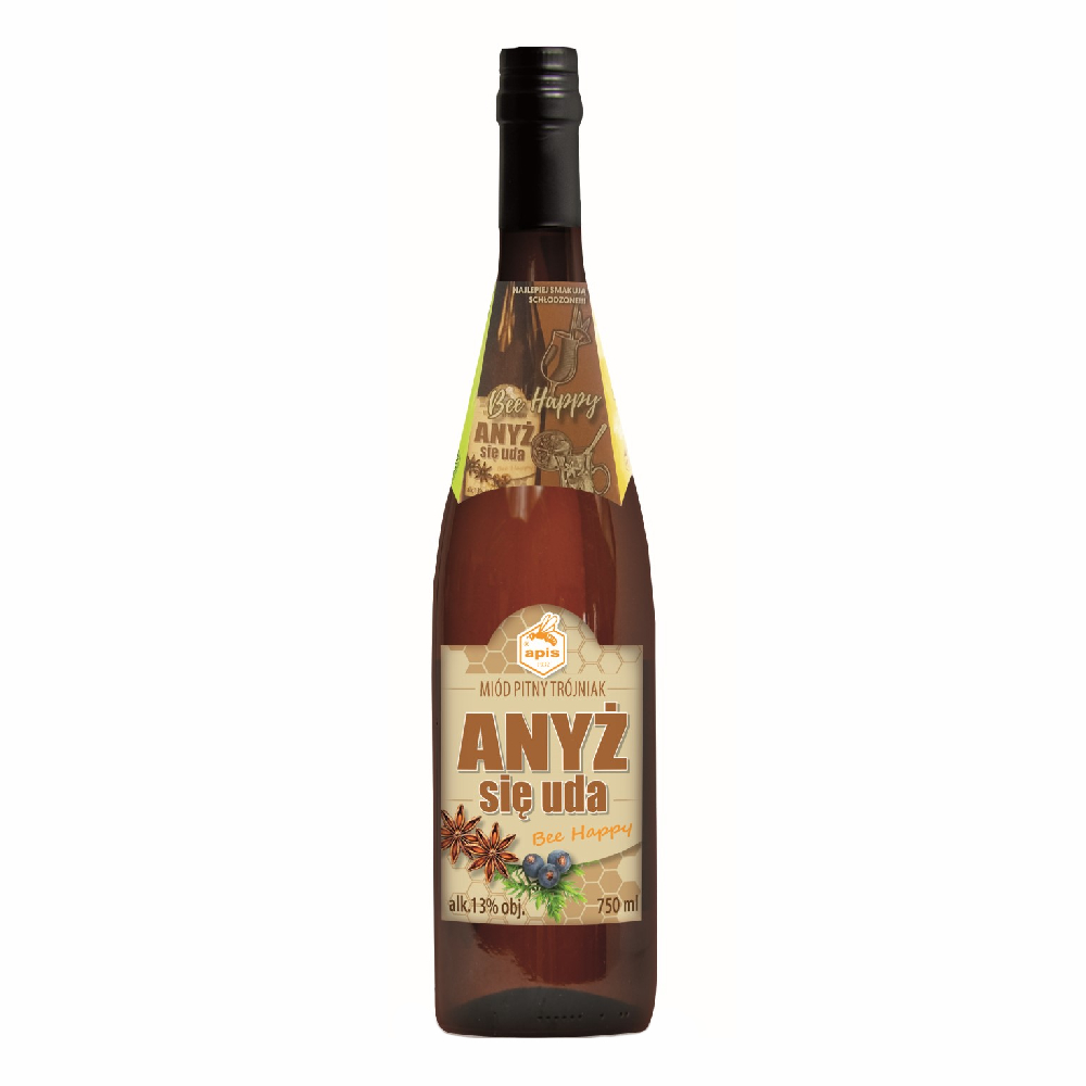Miód Pitny Trójniak Anyż się uda 13% 750 ml