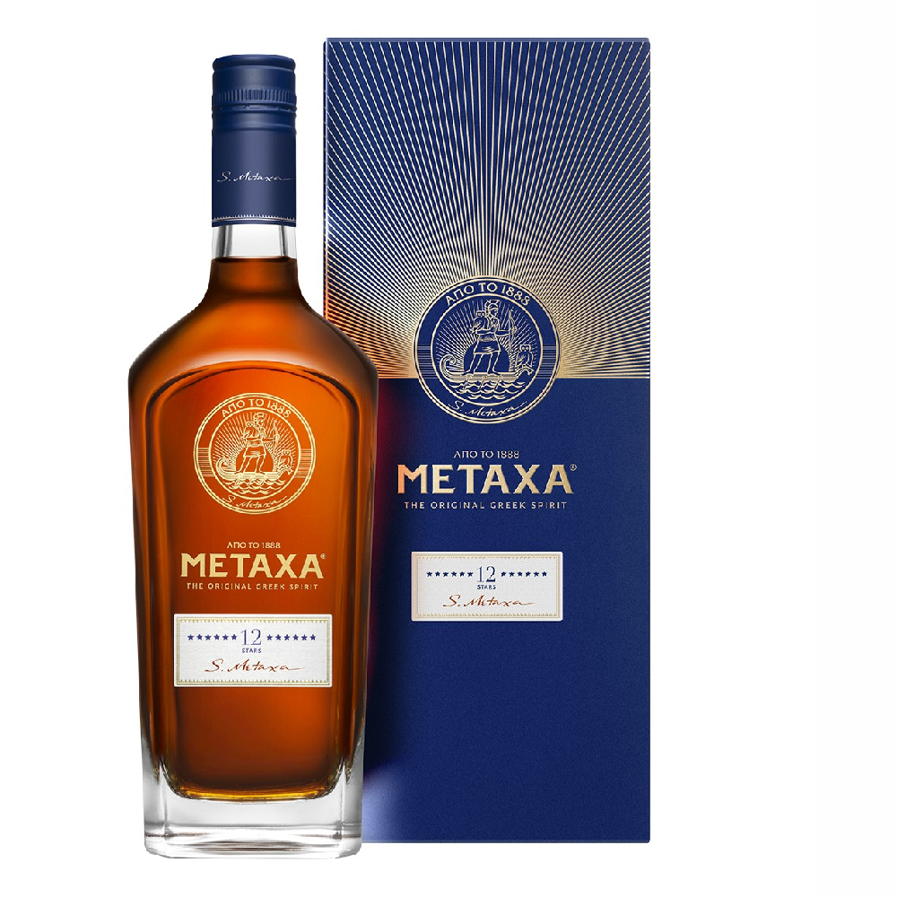 Brandy Metaxa 12* 40% 700 ml kartonik