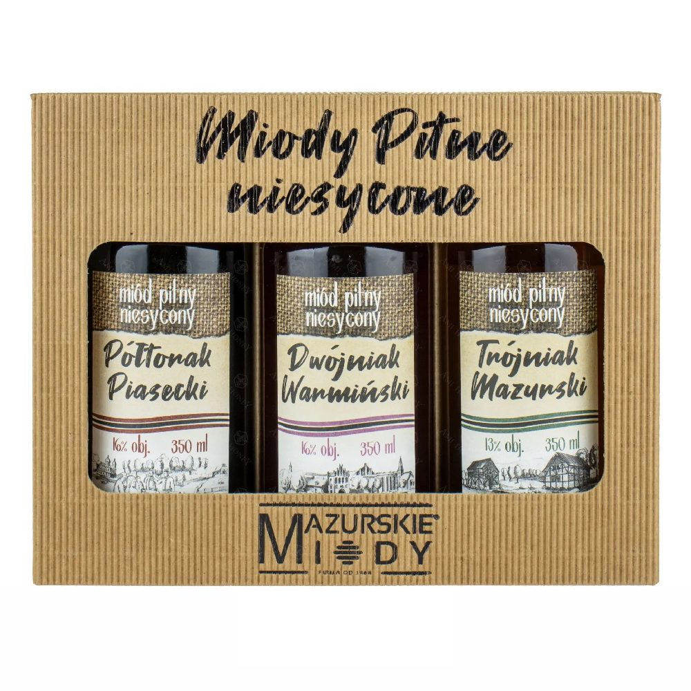 Miody Pitne Półtorak Dwójniak Trójniak 350 ml