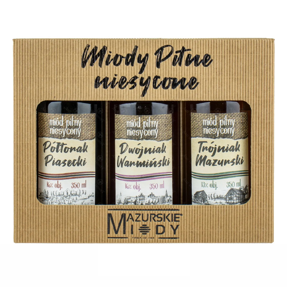Miody Pitne Półtorak Dwójniak Trójniak 350 ml
