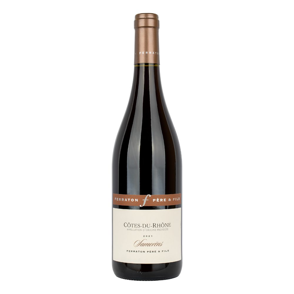Wino Ferraton Cotes Du Rhone Samorens Rouge 2023 14% czerwone wytrawne 750 ml