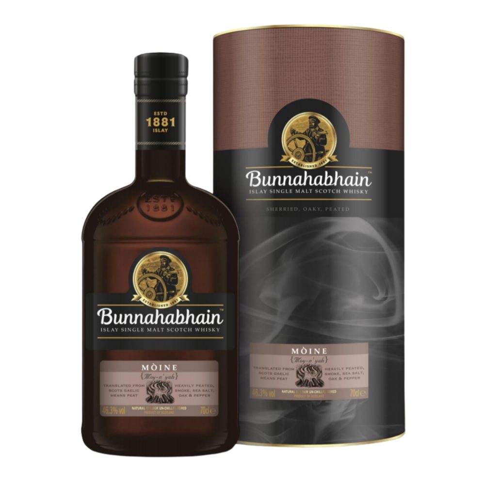 Whisky Bunnahabhain Moine Islay Single Malt 46,3% 700 ml Tuba