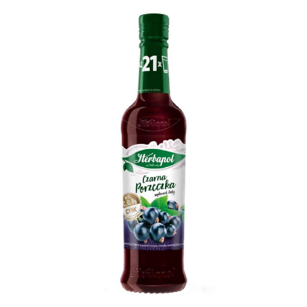 Syrop Herbapol Owocowa Czarna Porzeczka 420 ml