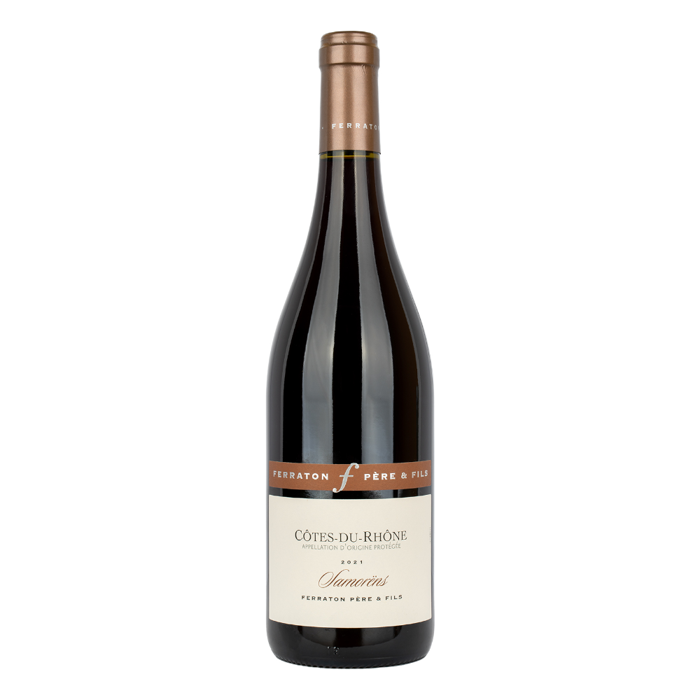 Wino Ferraton Cotes Du Rhone Samorens Rouge 2022 14% czerwone wytrawne 750 ml