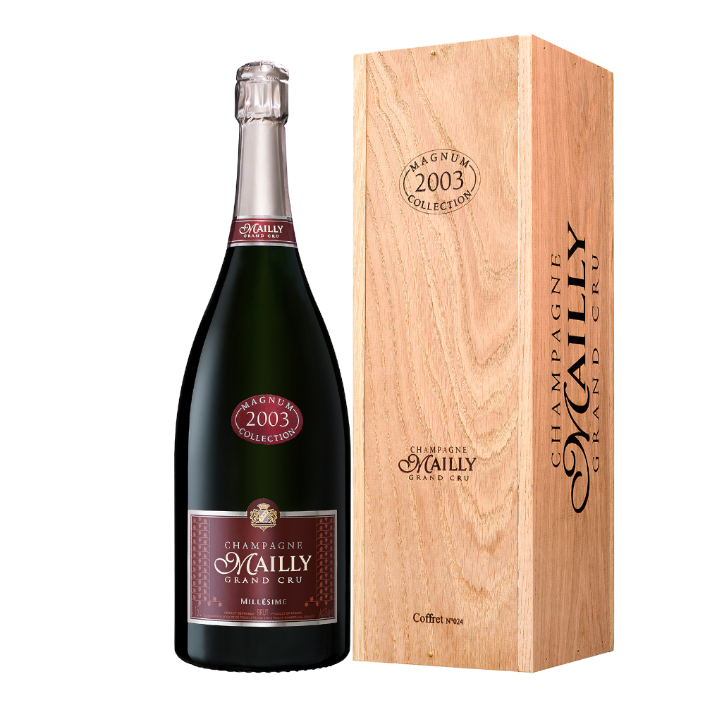 Szampan Mailly Millesime Collection 2005 12,5% białe wytrawne 1500 ml skrzynka
