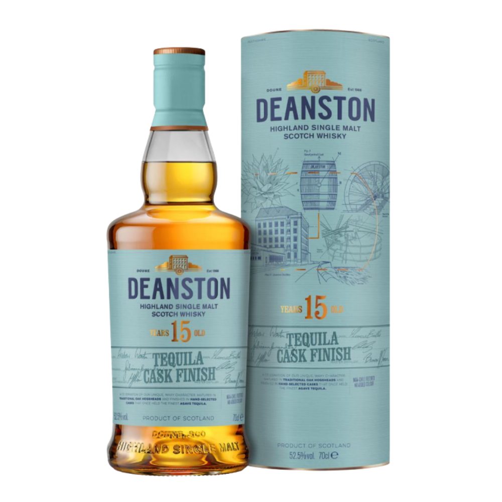 Whisky Deanston 15YO Tequila Cask 52,5% 700 ml Tuba