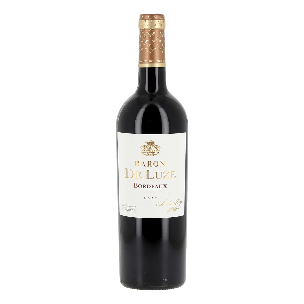 Wino Baron De Luze Bordeaux Cabernet Sauvignon - Merlot 2022 13,5% czerwone wytrawne 750 ml