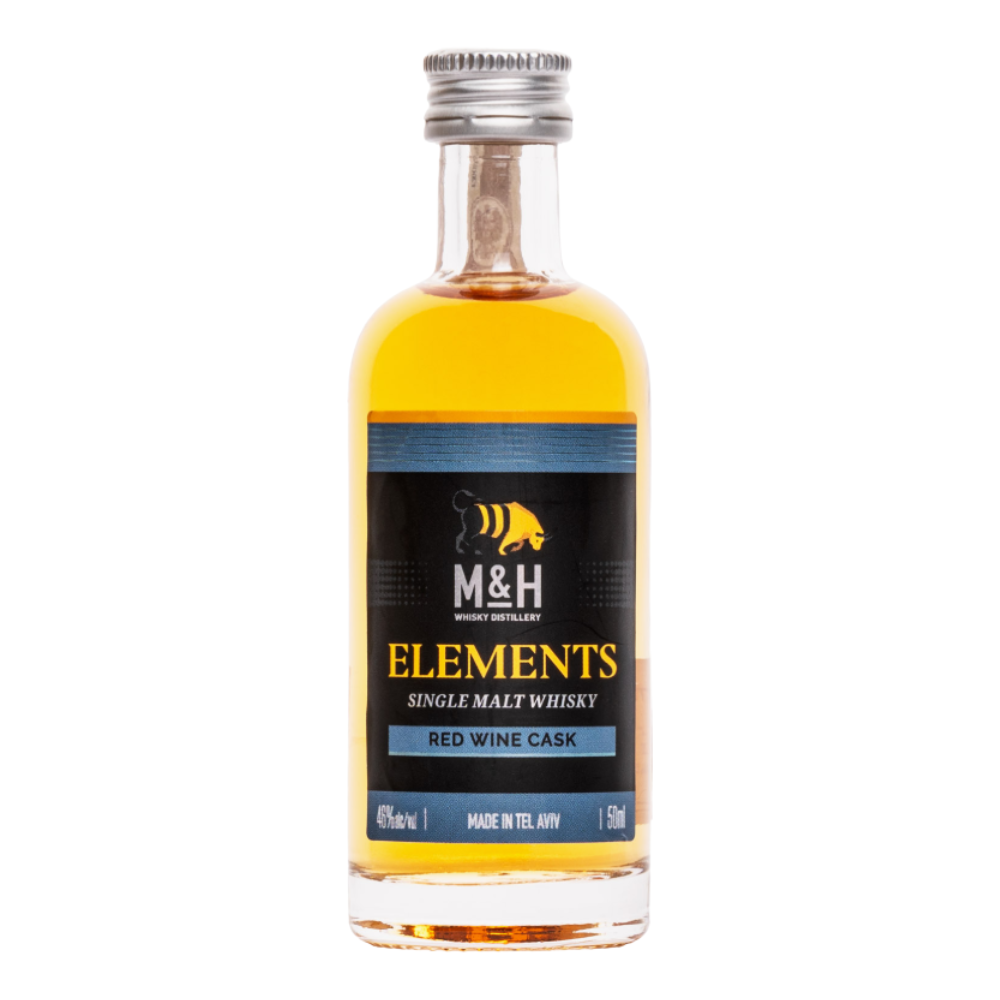 Whisky M&H Elements Peated Single Malt 46% 50 ml