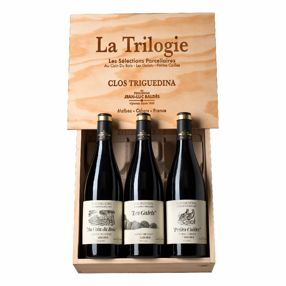 Wino La Trilogie Baldes 13,5% czerwone wytrawne 3x750 ml zestaw