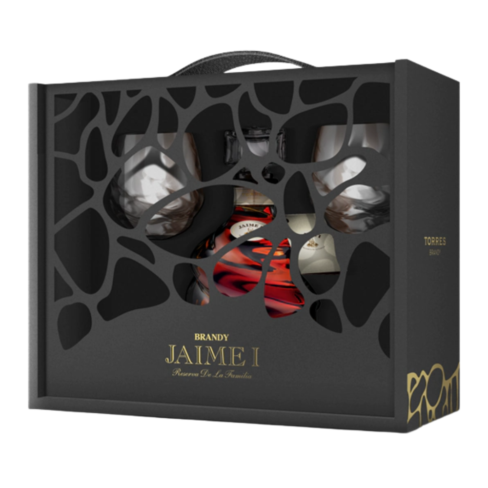 Brandy Torres Jaime 30YO 38% 700 ml + 2 szklanki