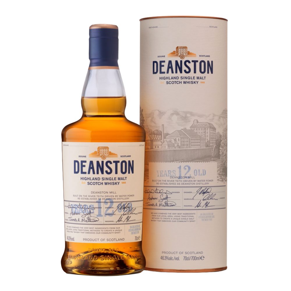 Whisky Deanston 12YO Highland Single Malt 46,3% 700 ml Tuba