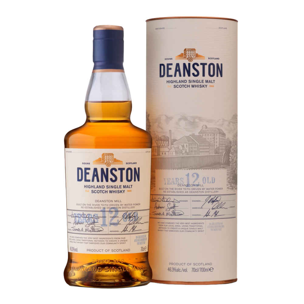 Whisky Deanston 12YO Highland Single Malt 46,3% 700 ml tuba