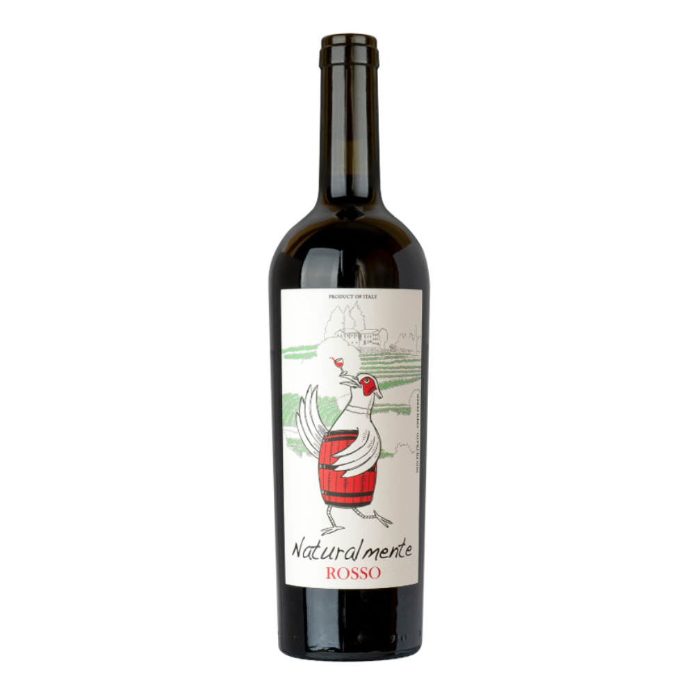 Wino De Stefani Naturalmente Rosso 2019 13,5% czerwone wytrawne 750 ml