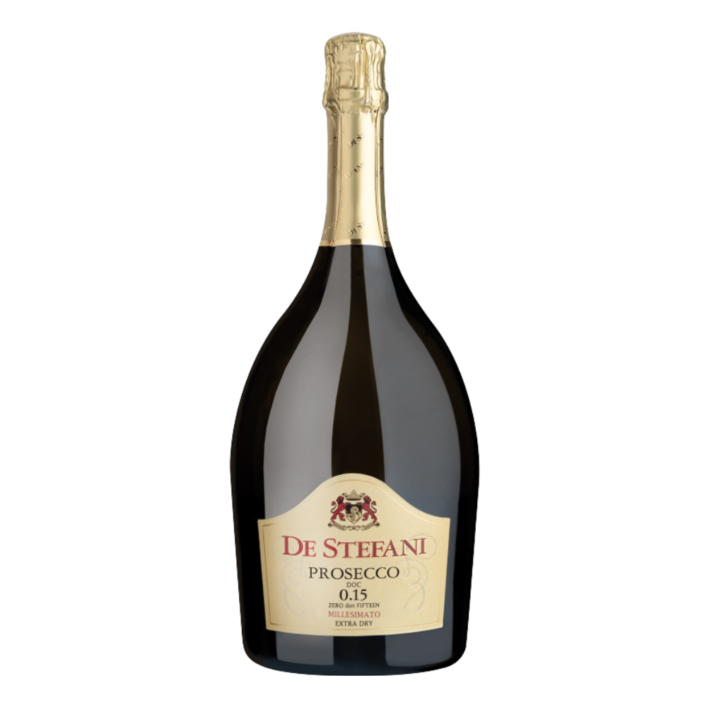 Wino De Stefani Prosecco Zero 0.15 Milesimato 2022 11,5% białe wytrawne 1500 ml