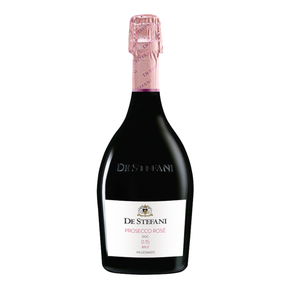 Wino De Stefani Prosecco Rose 0.15 Millesimato 11,5% różowe wytrawne 750 ml