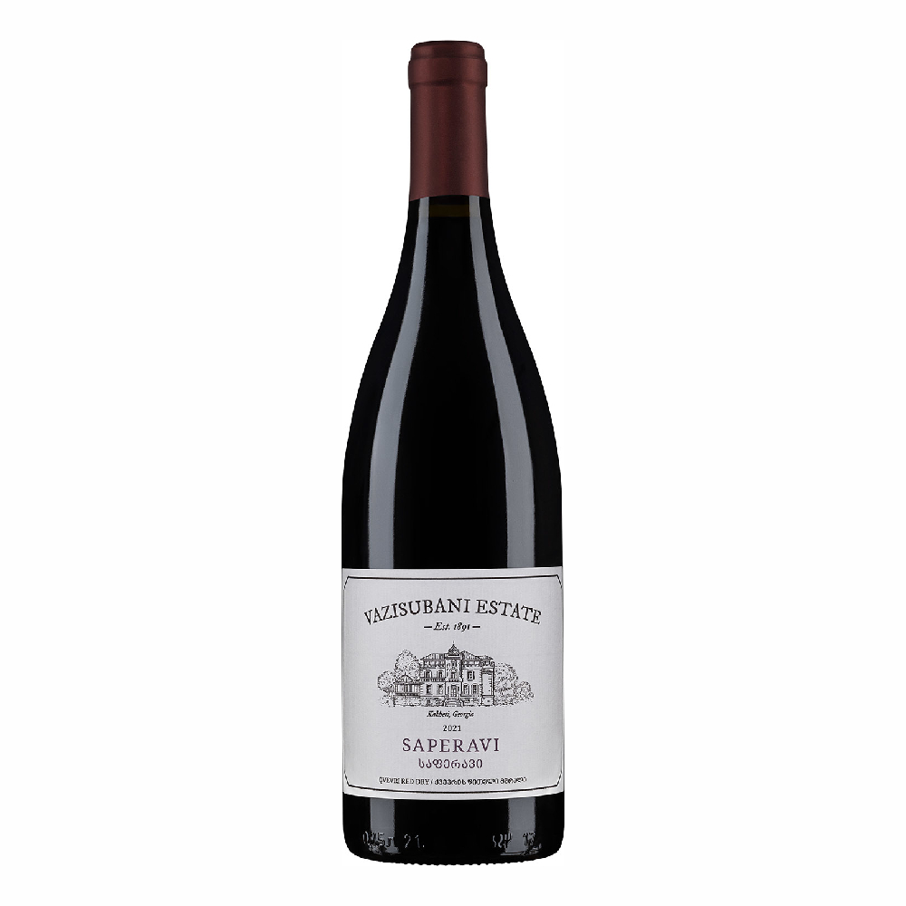 Wino Vazisubani Estate Saperavi Qvevri 13,5% czerwone wytrawne 750 ml