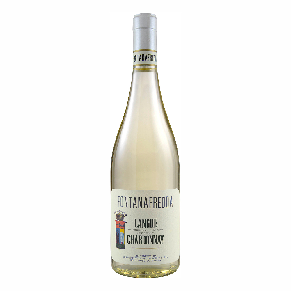 Wino Fontanafredda Langhe Chardonnay 13% białe wytrawne 750 ml