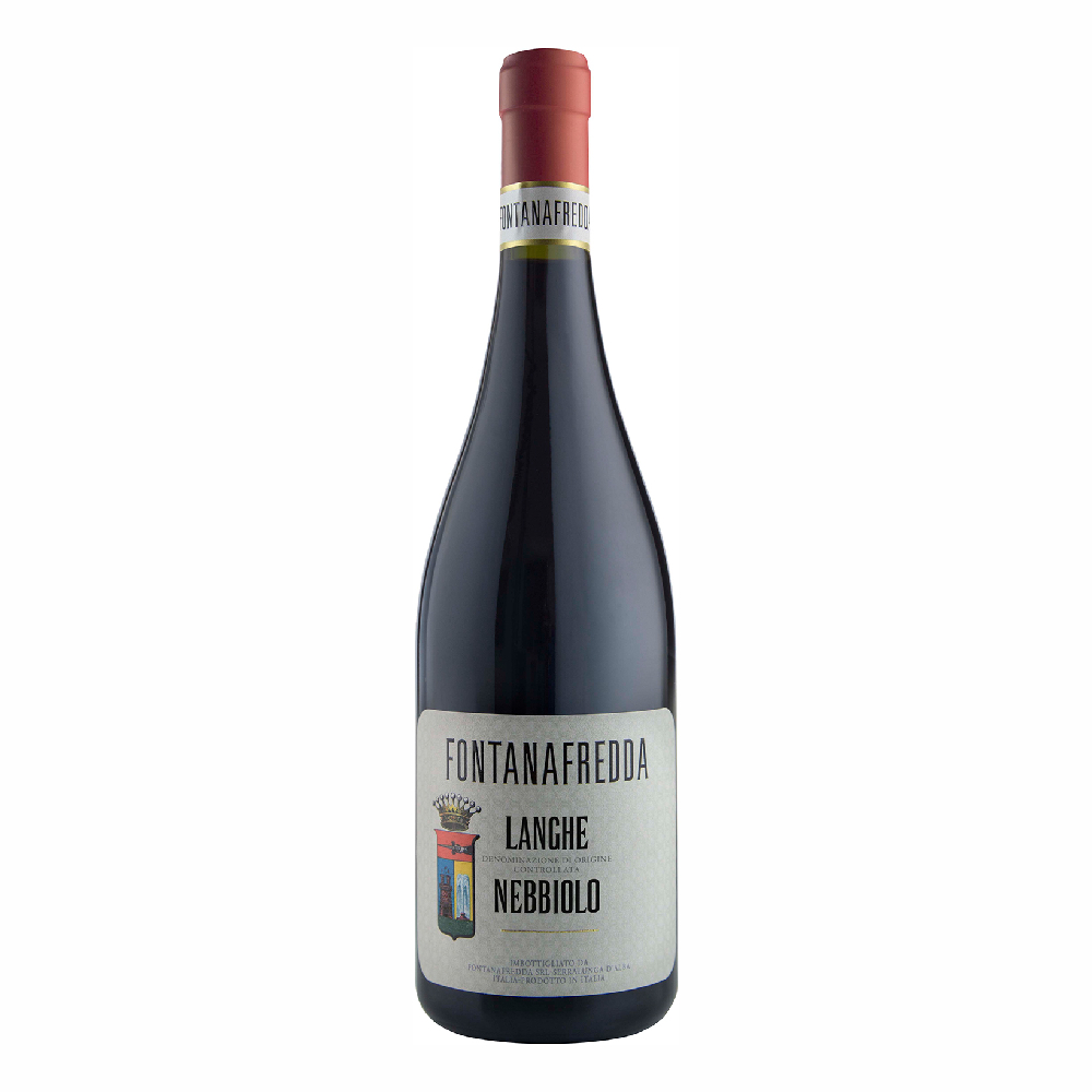 Wino Fontanafredda Langhe Nebbiolo 13% czerwone wytrawne 750 ml