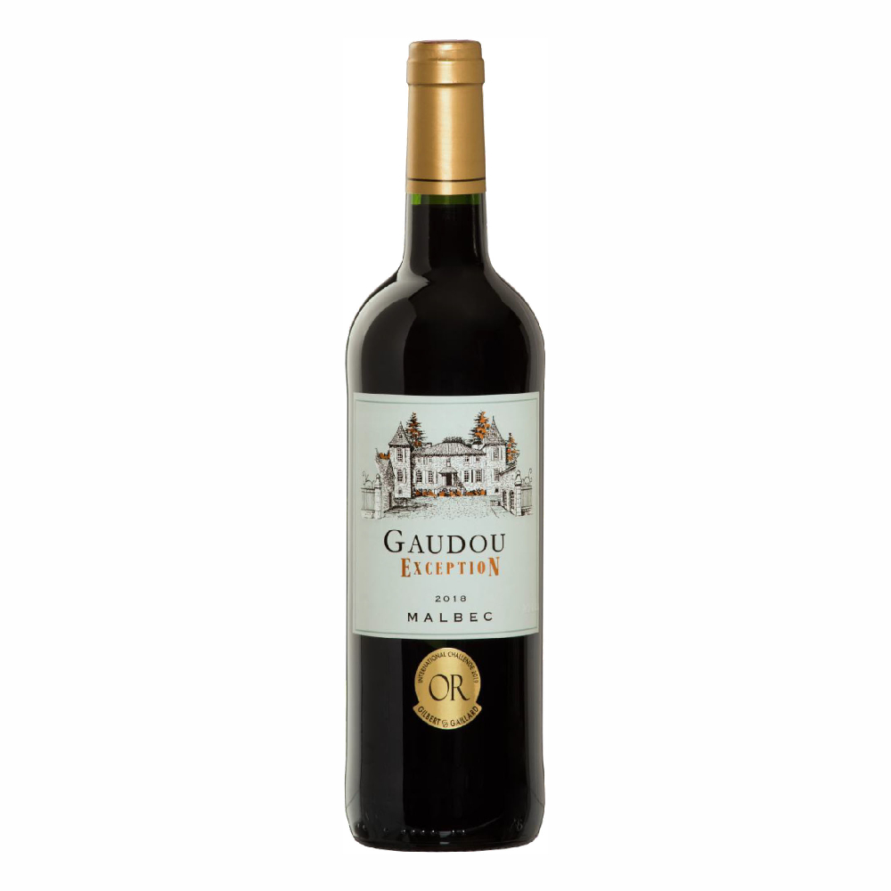 Wino Gaudou Exception Cotes du Lot Rouge 13,5% czerwone wytrawne 750 ml