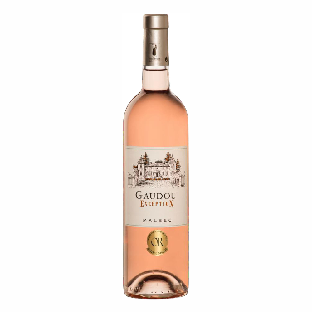 Wino Gaudou Exception Rose 13% różowe wytrawne 750 ml