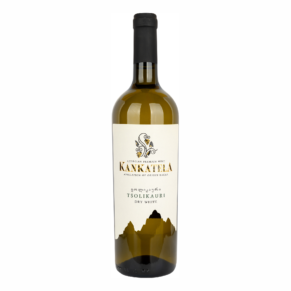 Wino Georgian Kankatela Tsolikauri 13% białe wytrawne 750 ml