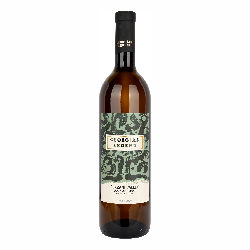 Wino Georgian Legend Alazani Valley White 12,5% białe półsłodkie 750 ml