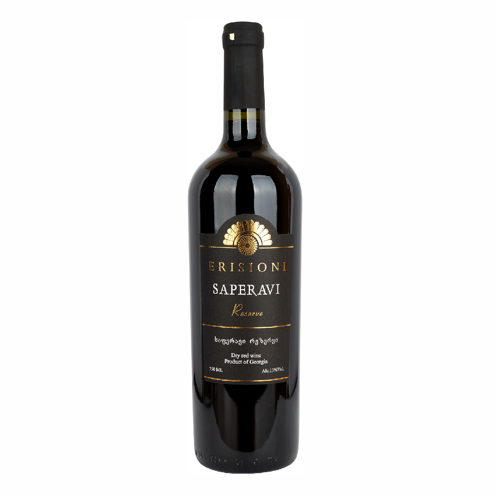 Wino Georgian Legend Erisioni Saperavi Reserve 13% czerwone wytrawne 750 ml